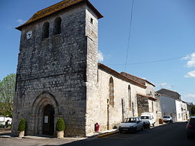 L'église de Sigoulès