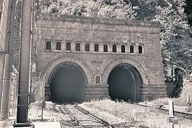 Entrée du tunnel du Simplon, côté italien