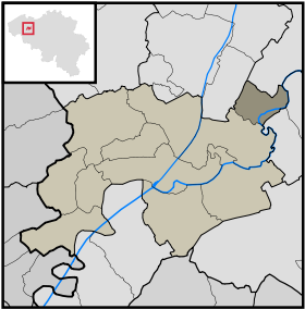 Localisation de Sint-Martens-Leerne au sein de Deinze