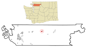 Skagit County Washington Incorporated and Unincorporated areas Concrete Highlighted.svg