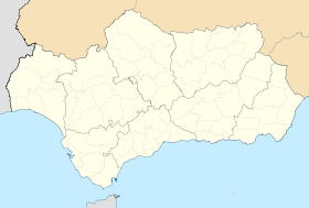 Localisation de l'Alhambra en Andalousie.