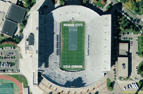 Spartan Stadium, East Lansing satellite view.png