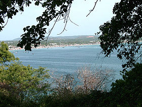 Baie de Trincomalee vue du temple