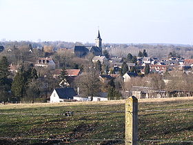 Le centre-ville de Sainte-Gauburge-Sainte-Colombe