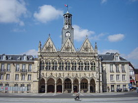 L'hôtel de ville de Saint-Quentin