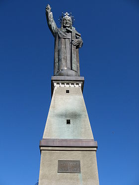 Le Christ gardant le Valais.