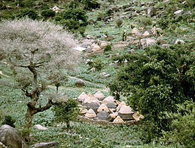 Habitations du village