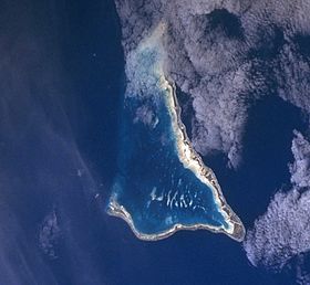 Image satellite de Tarawa.