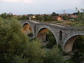 Le pont des tailleurs à Bishtrazhin/Bistražin