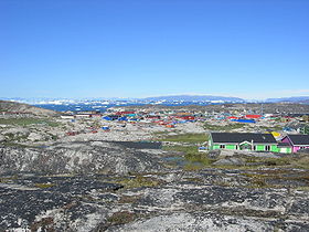 La baie de Disko à Qeqertarsuaq