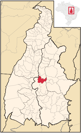 Localisation de Palmas sur une carte