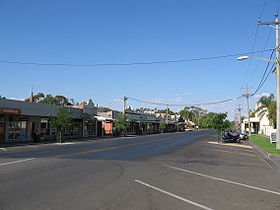 La grand'rue de Tocumwal