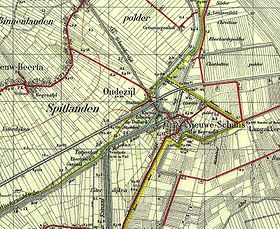 Localisation de Oudezijl dans la commune de Oldambt