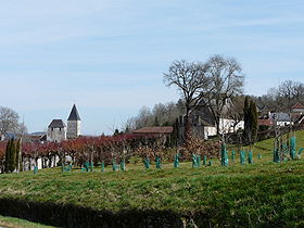 Le bourg de Tourtoirac et ses deux clochers