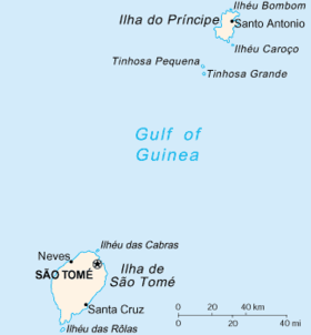 carte : Géographie de São Tomé-et-Princípe