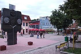 Le centre ville de Šamac