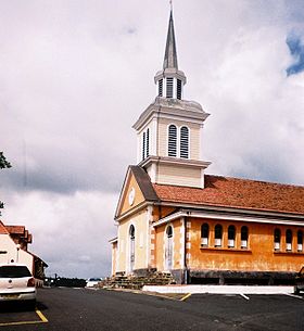 L'église en la ville de Les Trois-Îlets