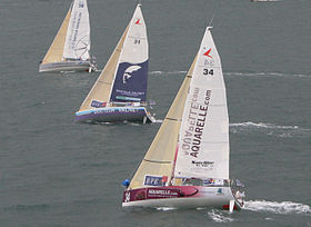Figaro II lors du « prologue » du Trophée BPE à Belle-Île-en-Mer
