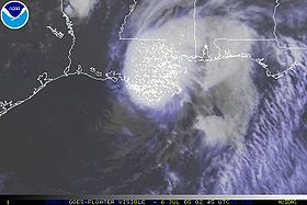 Ouragan Cindy, le 6 juillet 2005 à 02:45 UTC