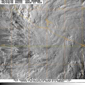 Dépression tropicale Two-E, le 4 juin 2006 à 00:15Z