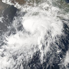 Tempête tropicale Aletta le 27 mai 2006, à 20:05 Z