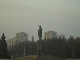 Statue de Lénine à Krementchouk