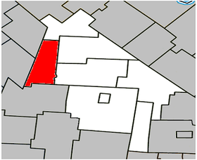 Localisation de la municipalité dans la MRC d'Acton