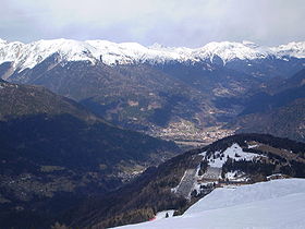 Station de ski du Monte Zoncolan et vallée