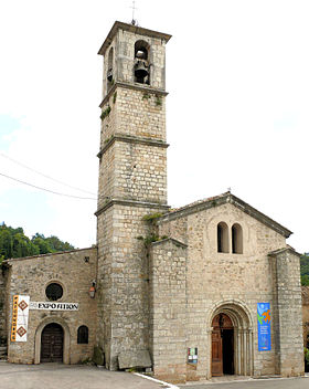 Ancienne abbatiale,actuelle église Sainte-Blaise