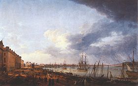 Claude Joseph Vernet, Port de Bordeaux du côté des Salinières (1758, Musée national de la Marine)