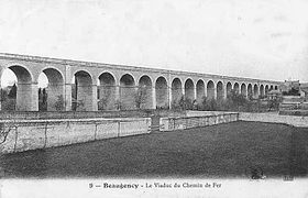 Viaduc du chemin de fer, Beaugency, carte postale.jpg