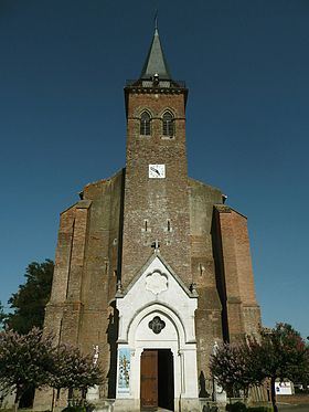 Vue générale de l'église Saint-Hippolyte