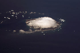 Photo satellite de l'île Visokoi
