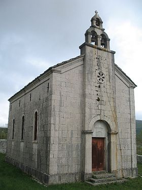L'église Saint-Lazare-Martyr de Vlahovići