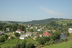 Vue panoramique de Vorokhta