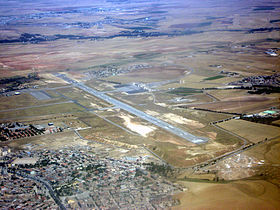 Vue aérienne de l'aéroport de Sétif
