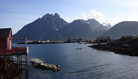 Le fjord vu du village