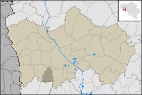 Localisation de Willemeau au sein de Tournai