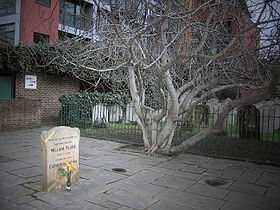 Memorial de Blake à Bunhill Fields