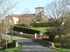 L'église d'Yvrac et le pont sur le Margot