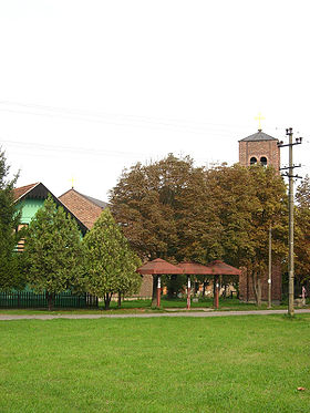 La nouvelle église orthodoxe de Lukićevo