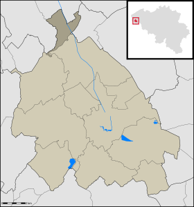 Localisation de Zuidschote au sein d'Ypres