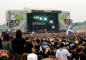 Scène principale du Download Festival 2007