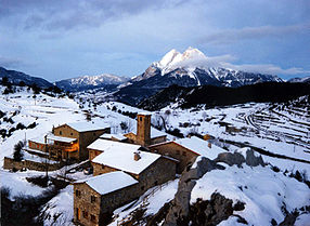 Gisclareny sous la neige