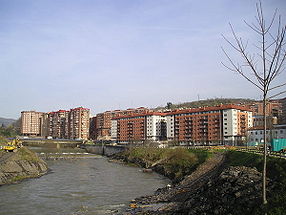 Rivière Ibaizabal au quartier Santa Isabel