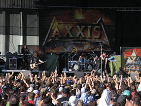 Le groupe Axxis lors de l'édition 2006.
