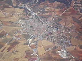 Vue aérienne de Mondéjar