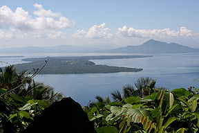 Vue générale de l'île de Bunaken