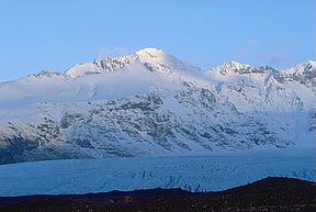 Lever de soleil sur l'Öræfajökull