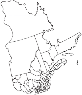 Localisation de la réserve faunique de Matane au Québec